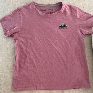 Patagonia Heathered Pink Tee